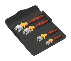 WERA 6004 Joker VDE 4 Set 1 / Sada nastavitelných plochých klíčů / 7 až 19mm / 1/4" až 3/4"