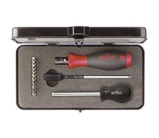 Wiha 26893 Sada momentových šroubováků TorqueVario-S / 0.8-5.0 Nm / 14 dílů