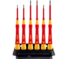 Wiha 42989 Sada jemných šroubováků PicoFinish Electric / 6 šroubováků / Phillips / ploché