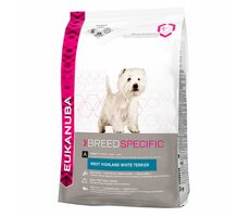 Eukanuba West Highland White Terrier 2.5 kg / granule pro psy / pro dospělé West Highland a White Terriéry od 1 roku