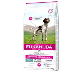 Eukanuba Dog DC Working Endurance Adult 15 kg / granule pro psy / pro dospělé / s vysokou spotřebou energie