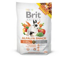 Brit Animals Alfalfa Snack For Rodents 100 g / Pamlsek pro hlodavce / 100% zelenina