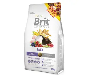 Brit Animals Rat Complete 300 g / Superprémiové kompletní krmivo pro potkany