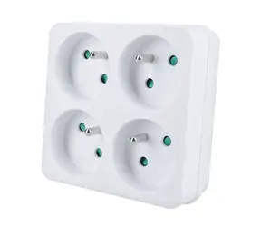 Solight rozbočka 4 x 10A bílá