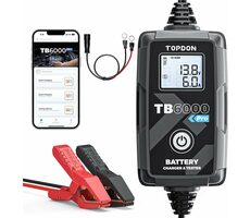 TOPDON nabíječka a tester autobaterie / startovací kabely 