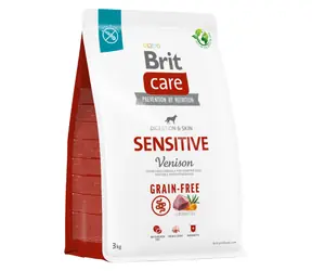Brit Care Dog Grain-free Sensitive 3 kg / Kompletní krmivo pro psy a psy s intolerancí