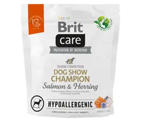 Brit Care Dog Hypoallergenic Dog Show Champion 1 kg / Kompletní krmivo pro psy / Hypoalergenní 