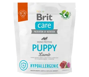 Brit Care Dog Hypoallergenic Puppy 1 kg / Kompletní krmivo pro psy / Hypoalergenní / 4 týdny – 12 měsíců