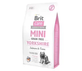Brit Care Mini Grain Free Yorkshire 2 kg / Kompletní krmivo pro psy / Hypoalergenní / pro jorkšírské teriéry 
