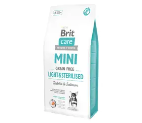 Brit Care Mini Grain Free Light Sterilised 7 kg / Kompletní krmivo pro psy / Hypoalergenní / s nadváhou