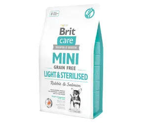 Brit Care Mini Grain Free Light Sterilised 2 kg / Kompletní krmivo pro psy / Hypoalergenní / s nadváhou