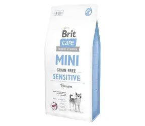 Brit Care Mini Grain Free Sensitive 7 kg / Kompletní krmivo pro psy / Hypoalergenní / pro citlivé psy