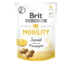Brit Care Dog Functional Snack Mobility Squid 150 g / Funkční pamlsky pro psy