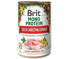 Brit Mono Protein Czech christmas dinner 400 g / Konzerva pro psy 