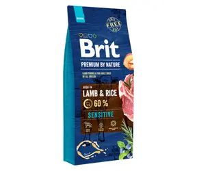 Brit Premium by Nature Sensitive Lamb 15 kg / Kompletní krmivo pro psy / pro psy s citlivým zažíváním