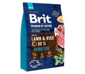 Brit Premium by Nature Sensitive Lamb 3 kg / Kompletní krmivo pro psy / pro psy s citlivým zažíváním