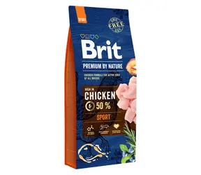 Brit Premium by Nature Sport 15 kg / Kompletní krmivo pro psy / pro psy s vysokým výdejem energie