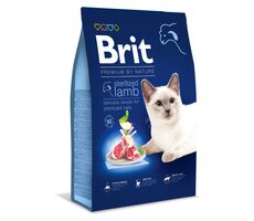 Brit Premium by Nature Cat Sterilized Lamb 8 kg / Kompletní prémiové krmivo pro kočky / kastrované kočky