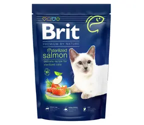Brit Premium by Nature Cat. Sterilized Salmon 1.5 kg / Kompletní prémiové krmivo pro kočky / kastrované kočky