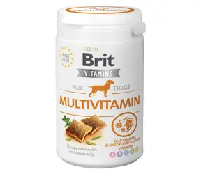 Brit Vitamins Multivitamin 150 g / žvýkací vitamíny / pro psy se sníženou imunitou a podporu každodenní pohody