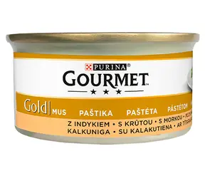 Purina GOURMET GOLD paštika krůta 85 g / Konzervy pro kočky