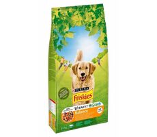 Purina Friskies Vitalita Balance - s rýží & kuřecím masem a mrkví pro dospělé psy / 15 kg
