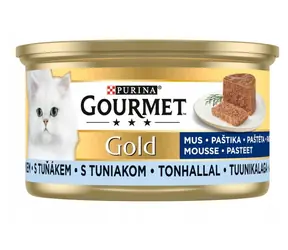 Purina GOURMET GOLD paštika s tuňákem 85 g / Konzervy pro kočky