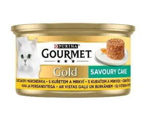 Purina GOURMET GOLD kuře s mrkví 85 g / Konzervy pro kočky