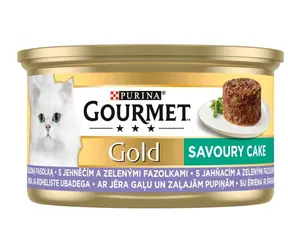 Purina GOURMET GOLD jehněčí s fazolkami 85 g / Konzervy pro kočky