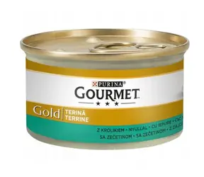 Purina GOURMET GOLD paštika z králíka 85 g / Konzervy pro kočky / doprodej
