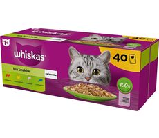 Whiskas Adult mix výběr v želé 40 x 85 g / Kapsičky pro kočky