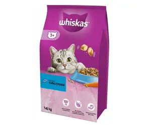 Whiskas Dry s tuňákem 14 kg / pro dospělé kočky / doprodej