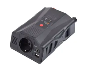 Technaxx TE24 Měnič napětí / 300W / vstup 12V DC / 1x 230V / 2x USB