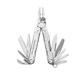 Leatherman Rebar Multitool s nylonovým pouzdrem Stříbrná / Multitool / 17 nástrojů / 189 g