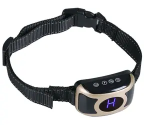 HELMER TC 32 černá / Elektronický protištěkací obojek pro psy / obvod 17 až 55 cm / IP67  