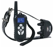 HELMER TC 21 černá / Elektronický výcvikový obojek pro psy / dosah 500m / obvod 65 cm / IP67