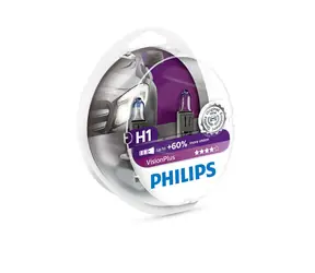 Philips H1 VisionPlus 12V 55W 2 ks / Autožárovka / patice P14.5S