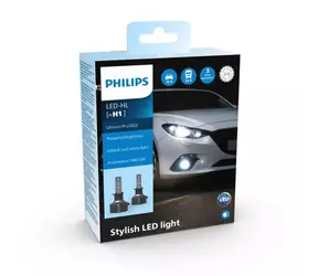 Philips LED H1 Ultinon Pro3022 HL 12/24 V 20W 2 ks / Autožárovka LED / patice P14.5S