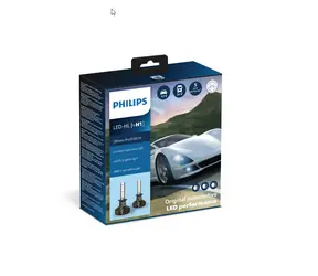 Philips LED H1 Ultinon Pro9100 HL 12/24 V 13.2W 2 ks / Autožárovka LED / patice P14.5S