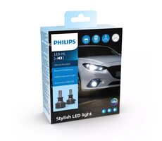 Philips LED H3 Ultinon Pro3022 HL 12/24 V 20W 2 ks / Autožárovka LED / patice PK22s