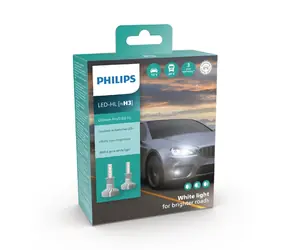 Philips LED H3 Ultinon Pro5100 HL 12/24 V 12W 2 ks / Autožárovka LED / patice PK22s