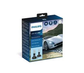 Philips LED H3 Ultinon Pro9100 HL 12/24 V 13.2W 2 ks / Autožárovka LED / patice PK22s