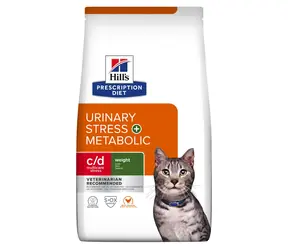 Hill's PD Feline Urinary Stress + Metabolic c/d 1.5 kg / Granule pro kočky / Péče o močové cesty