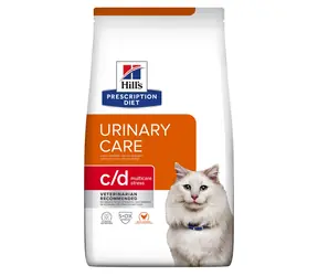 Hill's PD Feline c/d Multicare 1.5 kg / Granule pro kočky / s kuřecím masem / Péče o močové cesty