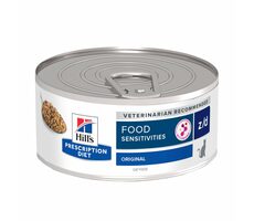 Hill's PD Food Sensitivities z/d Feline 156 g / Konzerva pro kočky / Péče o kožní a trávicí obtíže