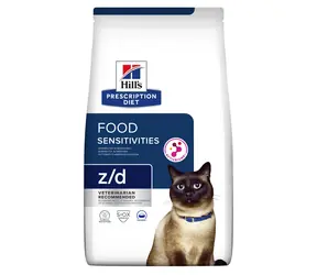 Hill's PD Feline Food Sensitivities z/d 3 kg / Granule pro kočky / Intolerance