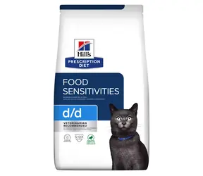 Hill's PD Feline Duck & Green Pea 1.5 kg / Granule pro kočky / alergie & intolerance
