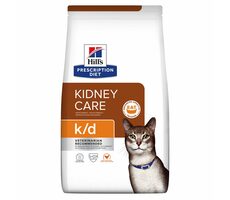 Hill's PD Feline k/d Kidney Care 3 kg / Granule pro kočky / s kuřecím masem / ledviny