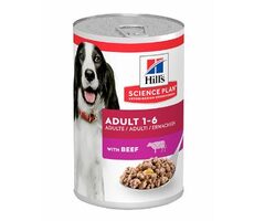 Hill's Science Plan Canine Adult Beef 370 g / konzerva pro psy / s hovězím masem / pro dospělé 1- 6 let
