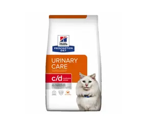 Hill's PD Feline c/d Urinary Care Multicare Stres 3 kg / Granule pro kočky / kuřecím / strukovité kameny